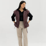 Pulse Vest Burgundy - AB ESSENTIALS