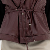 Pulse Vest Burgundy - AB ESSENTIALS