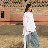 Sided Tee White - AB ESSENTIALS