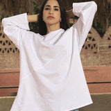 Sided Tee White - AB ESSENTIALS