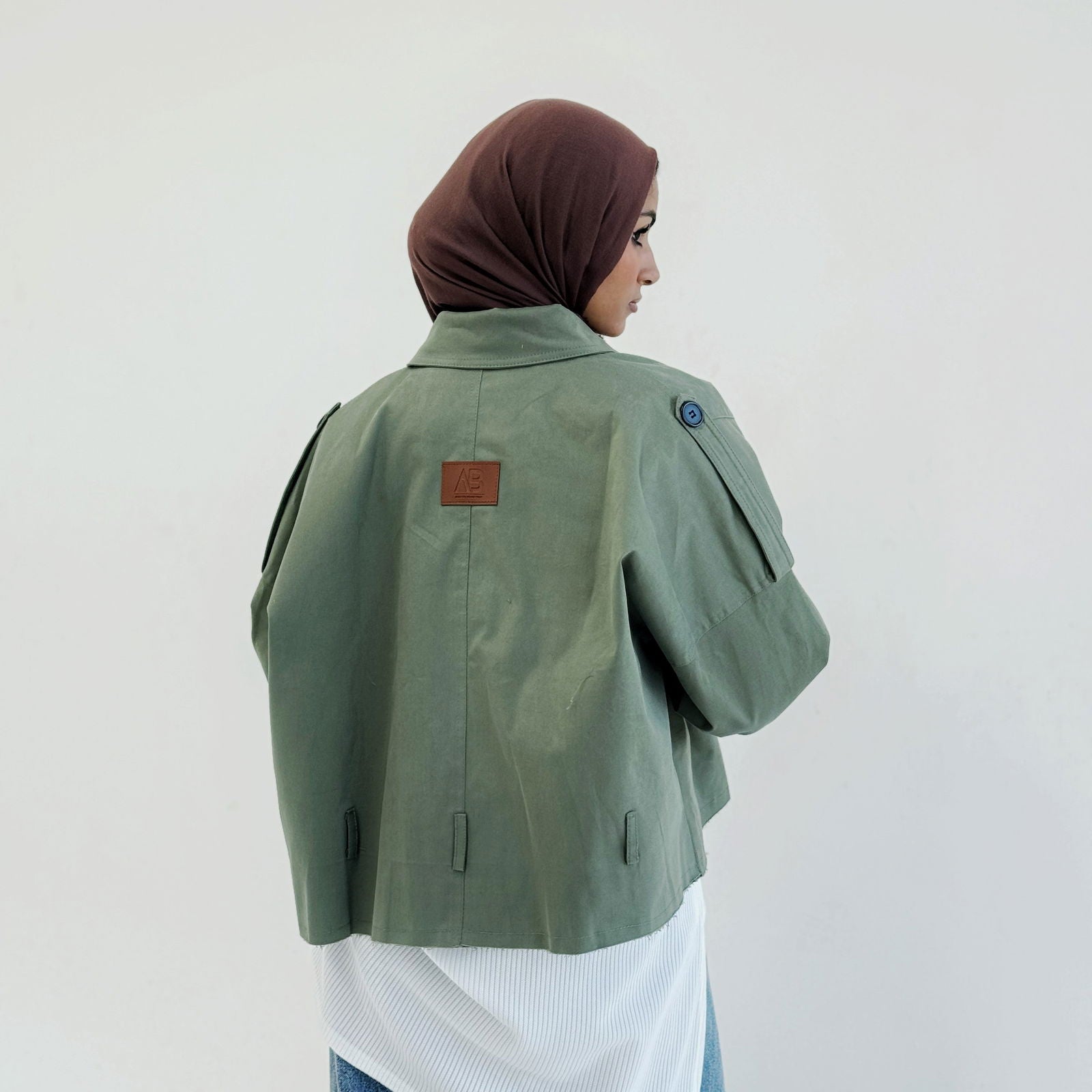 The Mini Trench Olive - AB ESSENTIALS