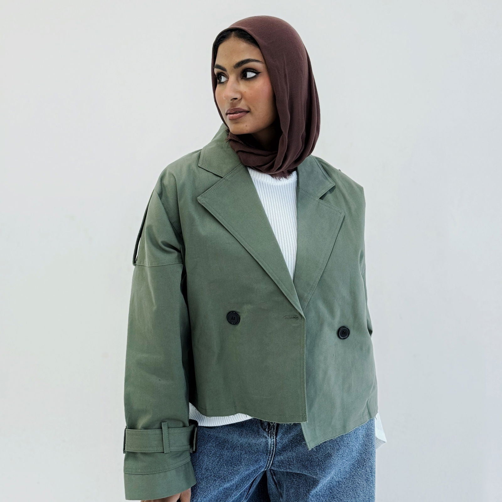 The Mini Trench Olive - AB ESSENTIALS