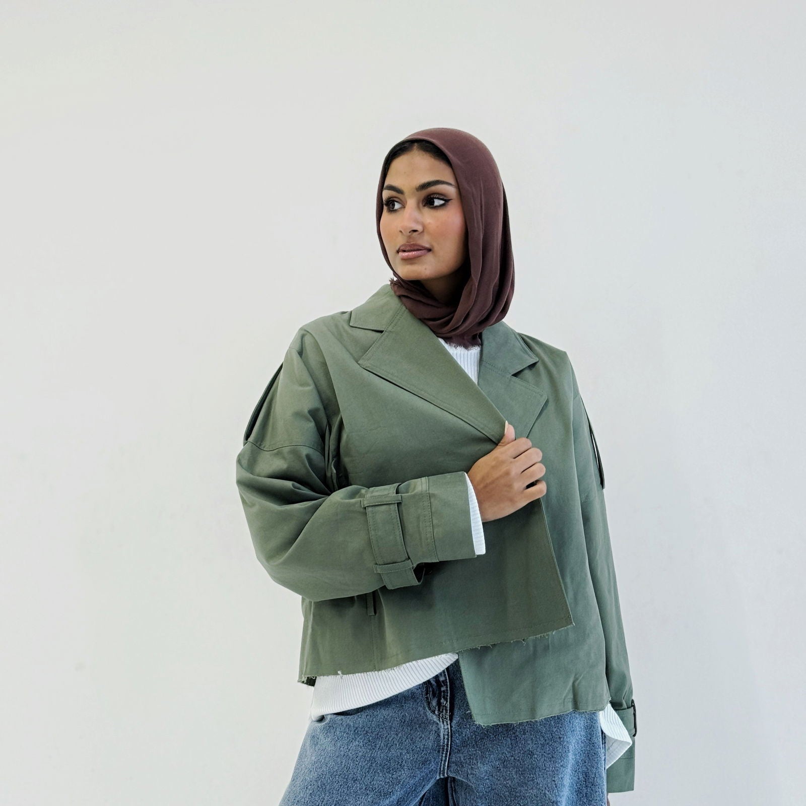 The Mini Trench Olive - AB ESSENTIALS