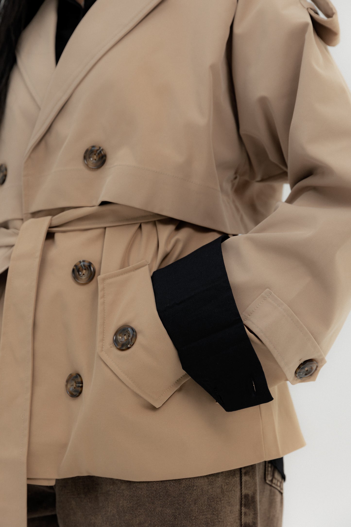 Trench Jacket Beige - AB ESSENTIALS
