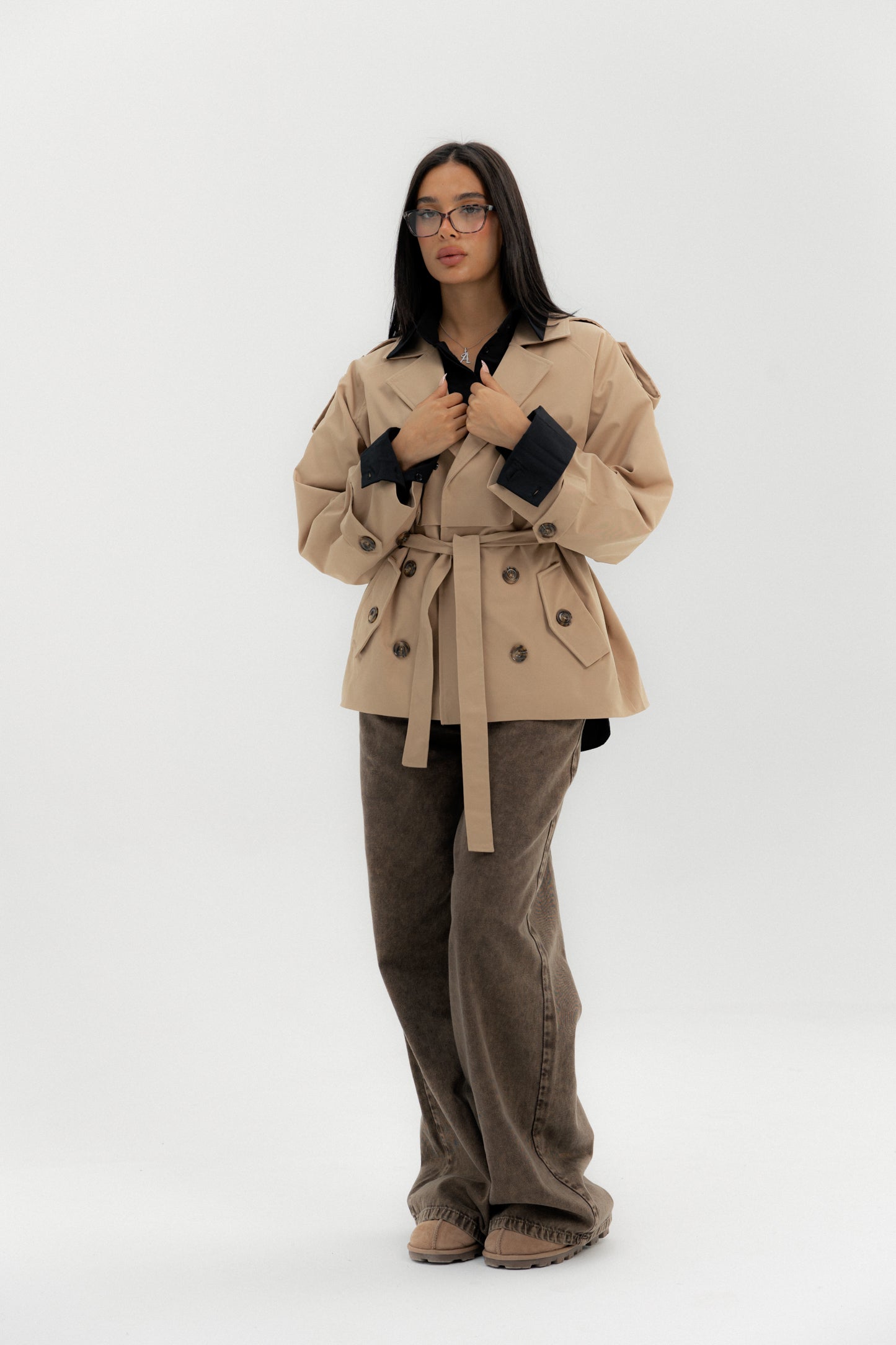 Trench Jacket Beige - AB ESSENTIALS