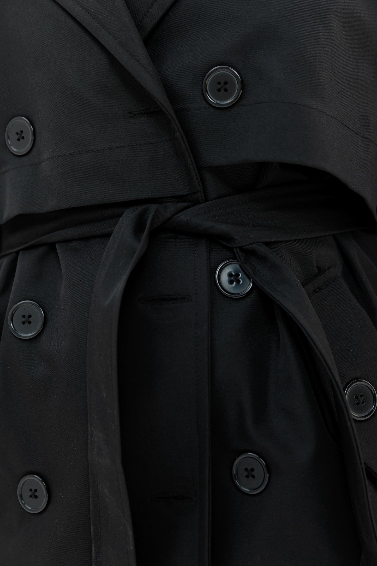 Trench Jacket Black - AB ESSENTIALS