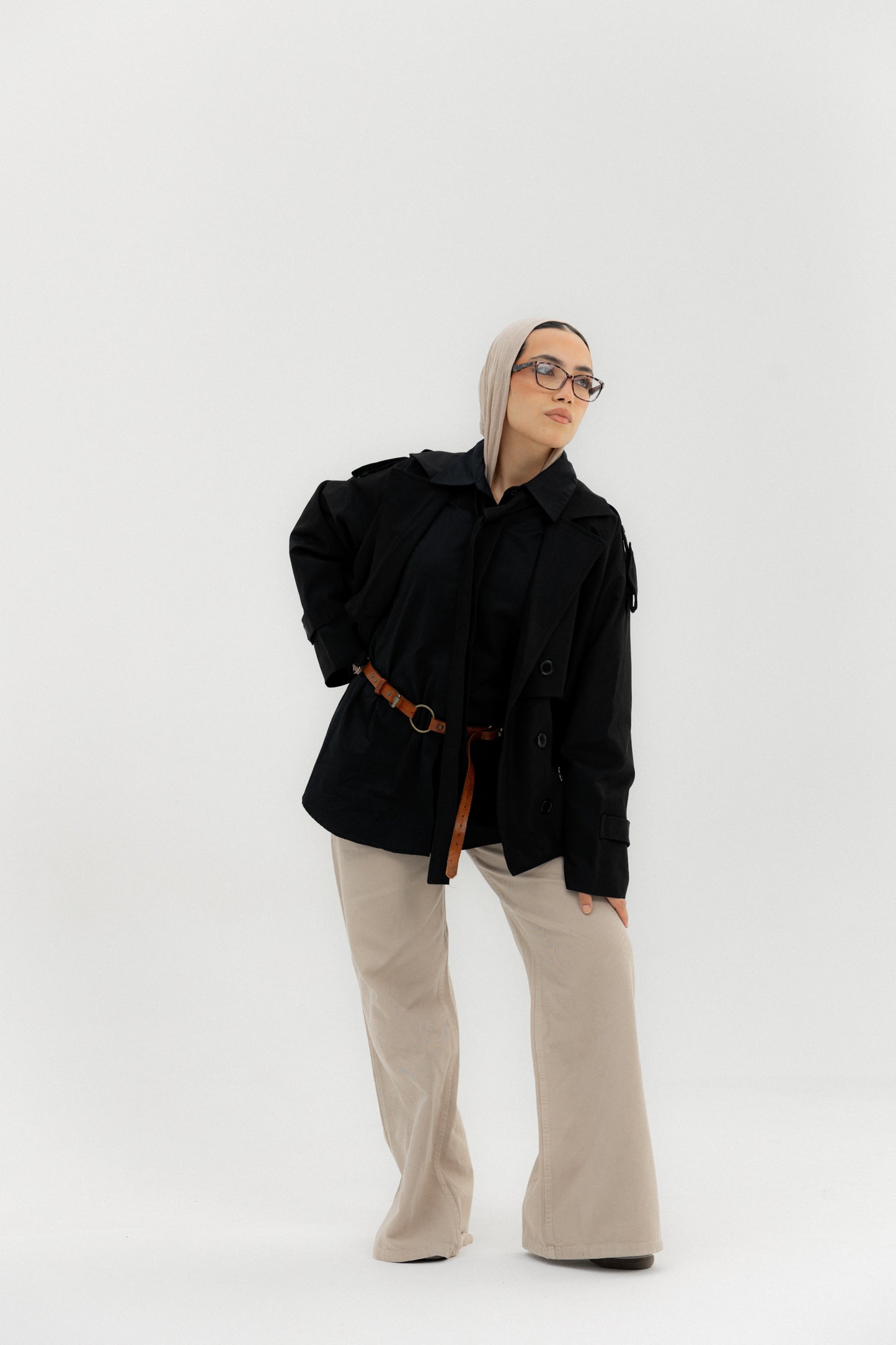 Trench Jacket Black - AB ESSENTIALS