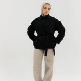 Trench Jacket Black - AB ESSENTIALS