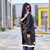 Windbreaker Coat Black - AB ESSENTIALS