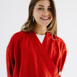 Linen Air Top Red