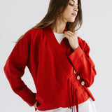 Linen Air Top Red