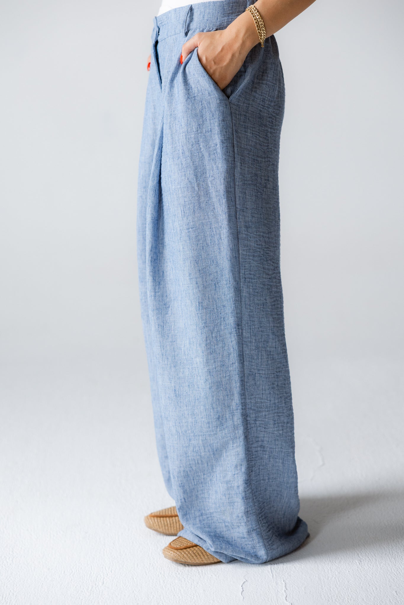 Must Have Linen Pants Blue