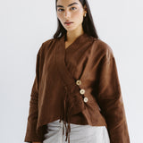Linen Air Top Brown