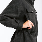 Warm Wool Jacket Black
