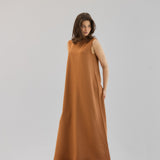 Essential Dress Camel