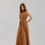 Essential Dress Camel
