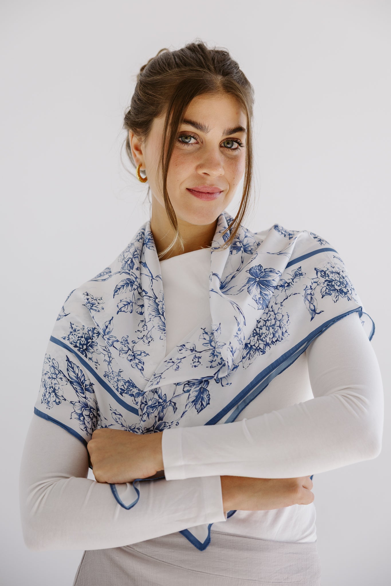 Square Silk Scarf #4