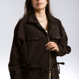 Warm Wool Jacket Brown