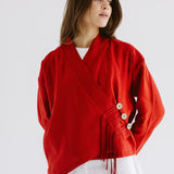 Linen Air Top Red