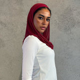 Airy Twist Burgundy