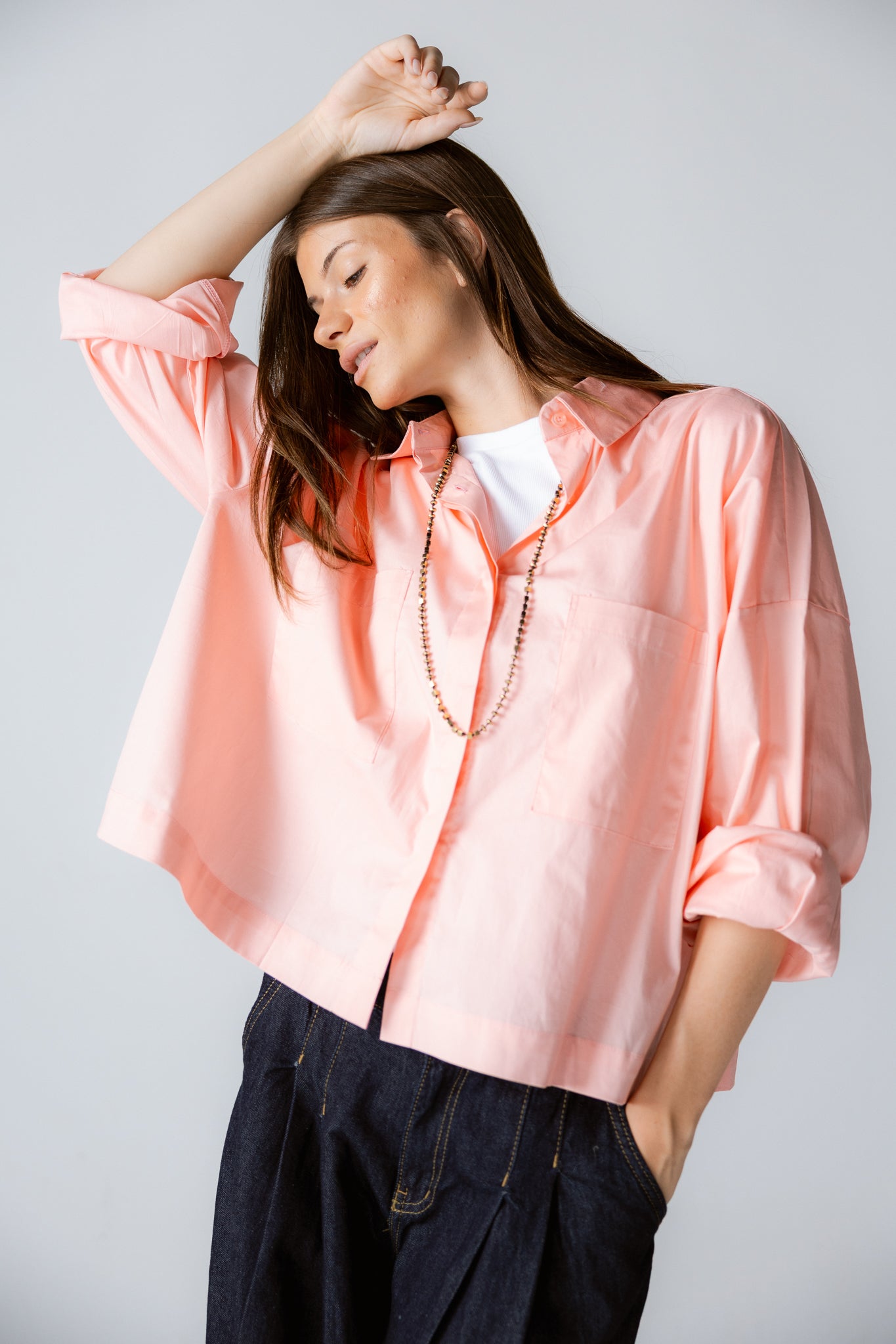Cropi Shirt Powder Pink