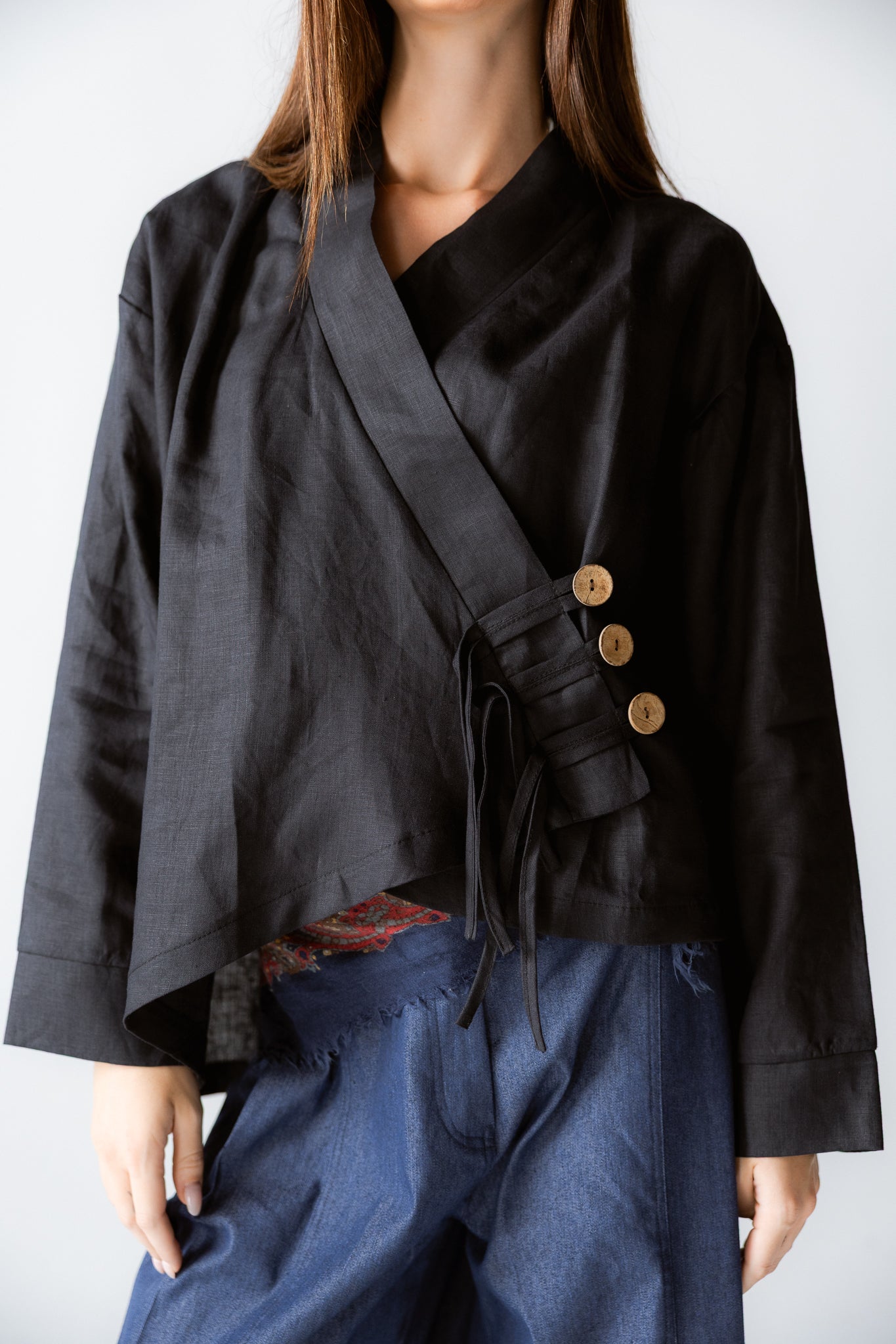 Linen Air Top Black