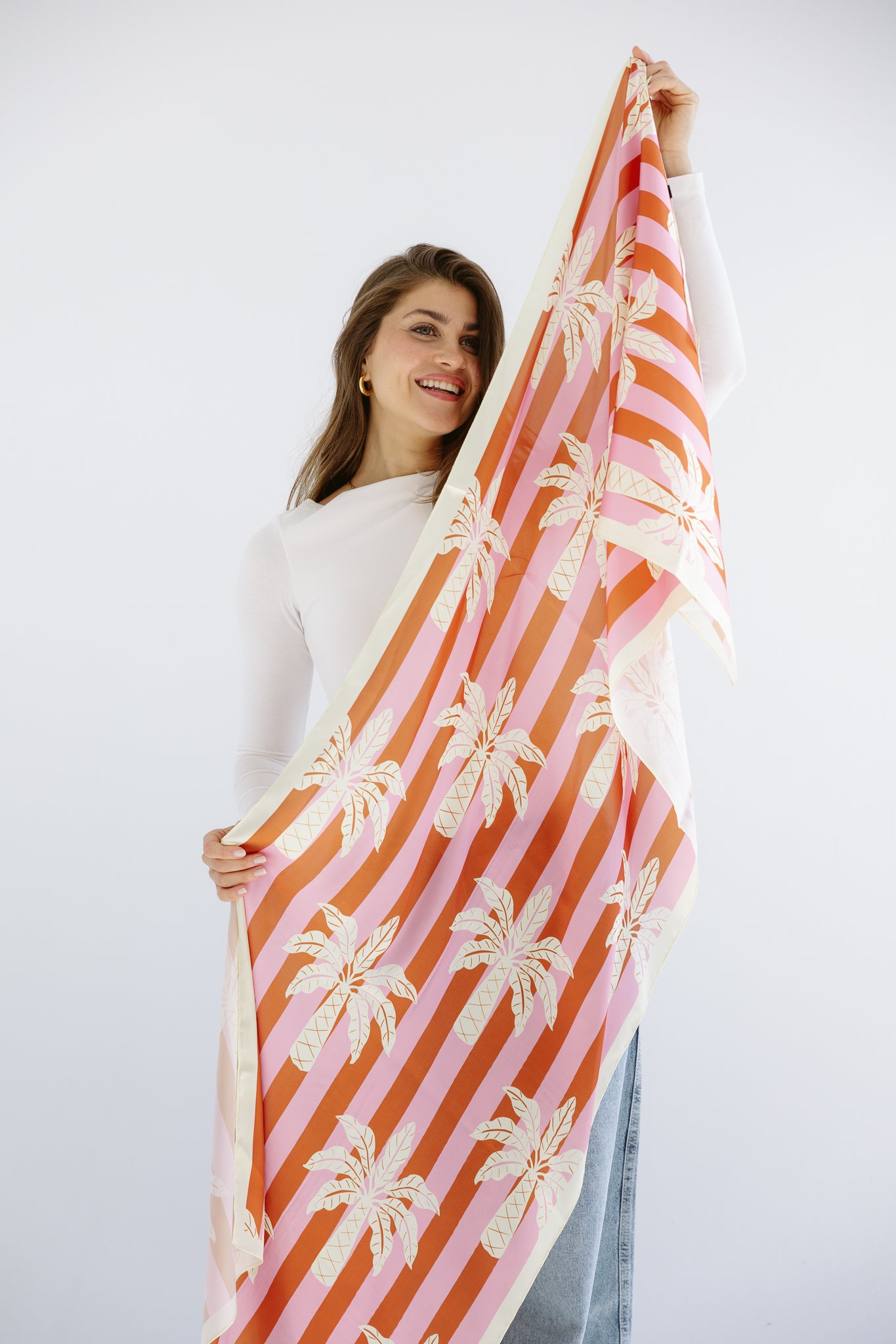 Long Silk Scarf #8