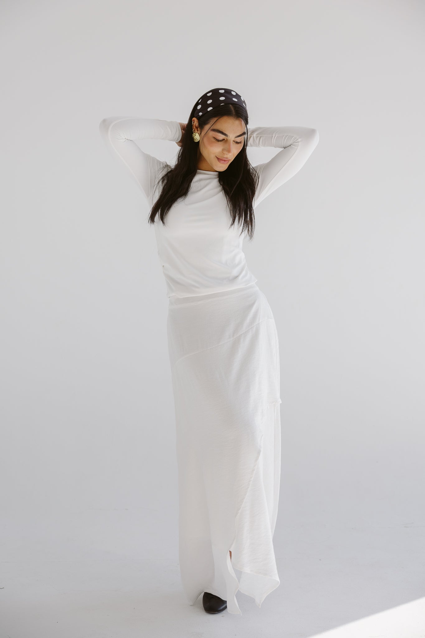 Seashell Skirt White