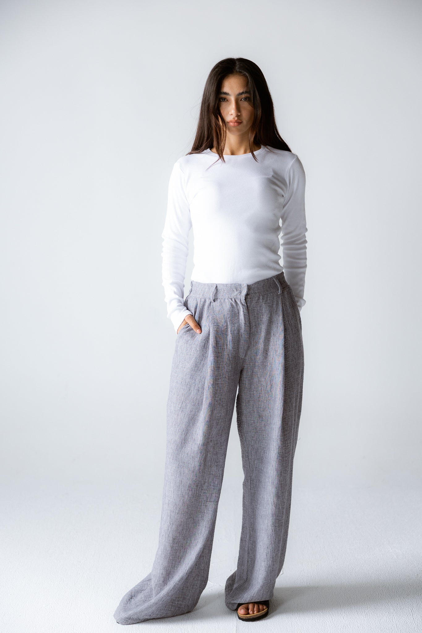 Must Have Linen Pants Grey
