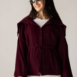 Seashell Top Burgundy