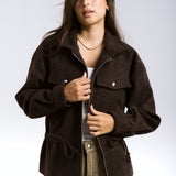 Warm Wool Jacket Brown
