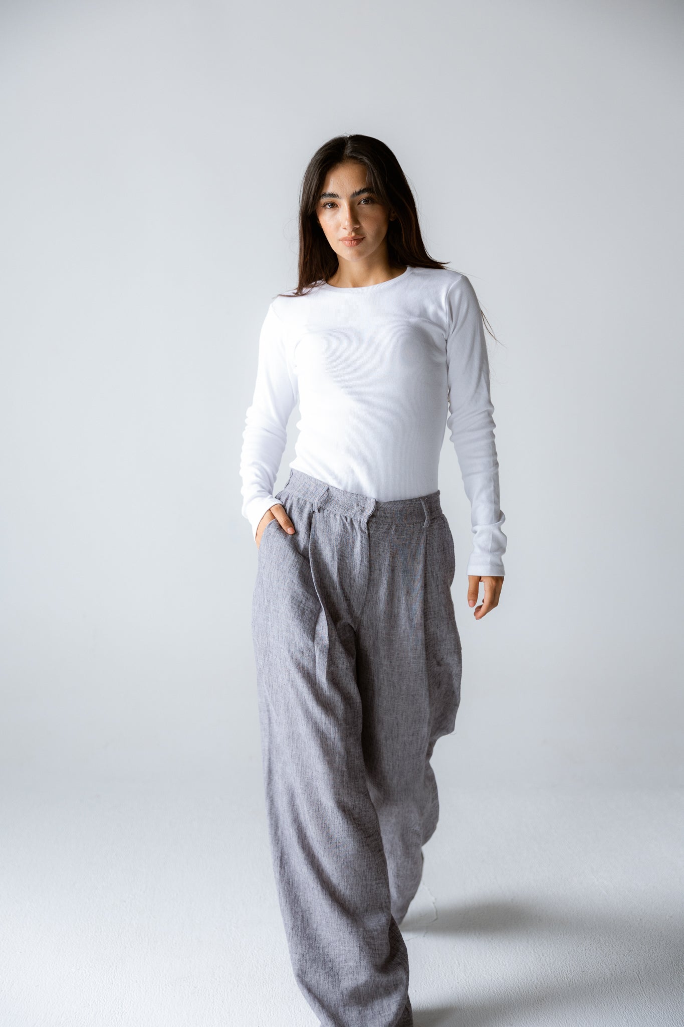 Must Have Linen Pants Grey