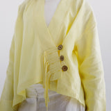 Linen Air Top Yellow