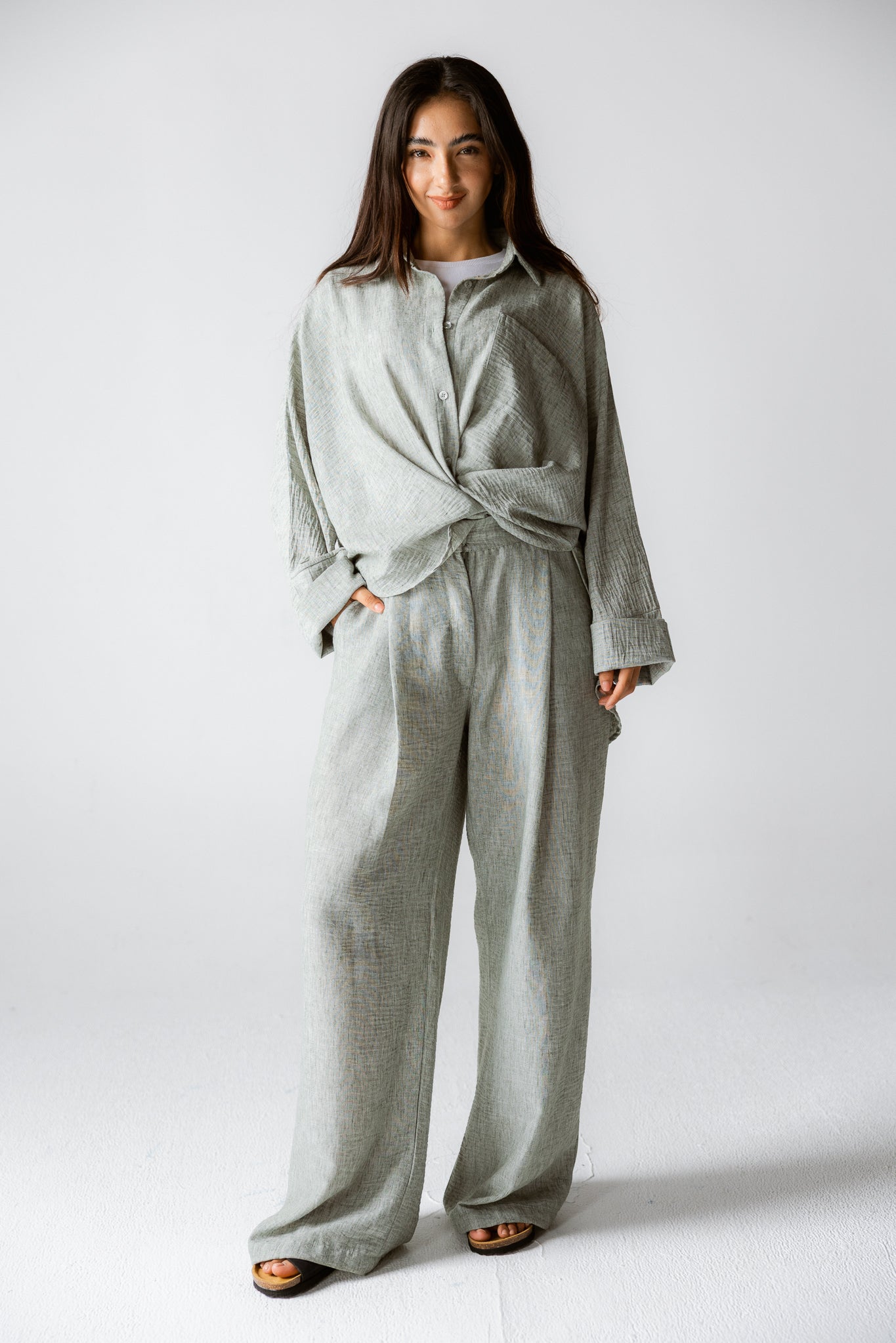 Must Have Linen Shirt Olive