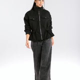 Warm Wool Jacket Black