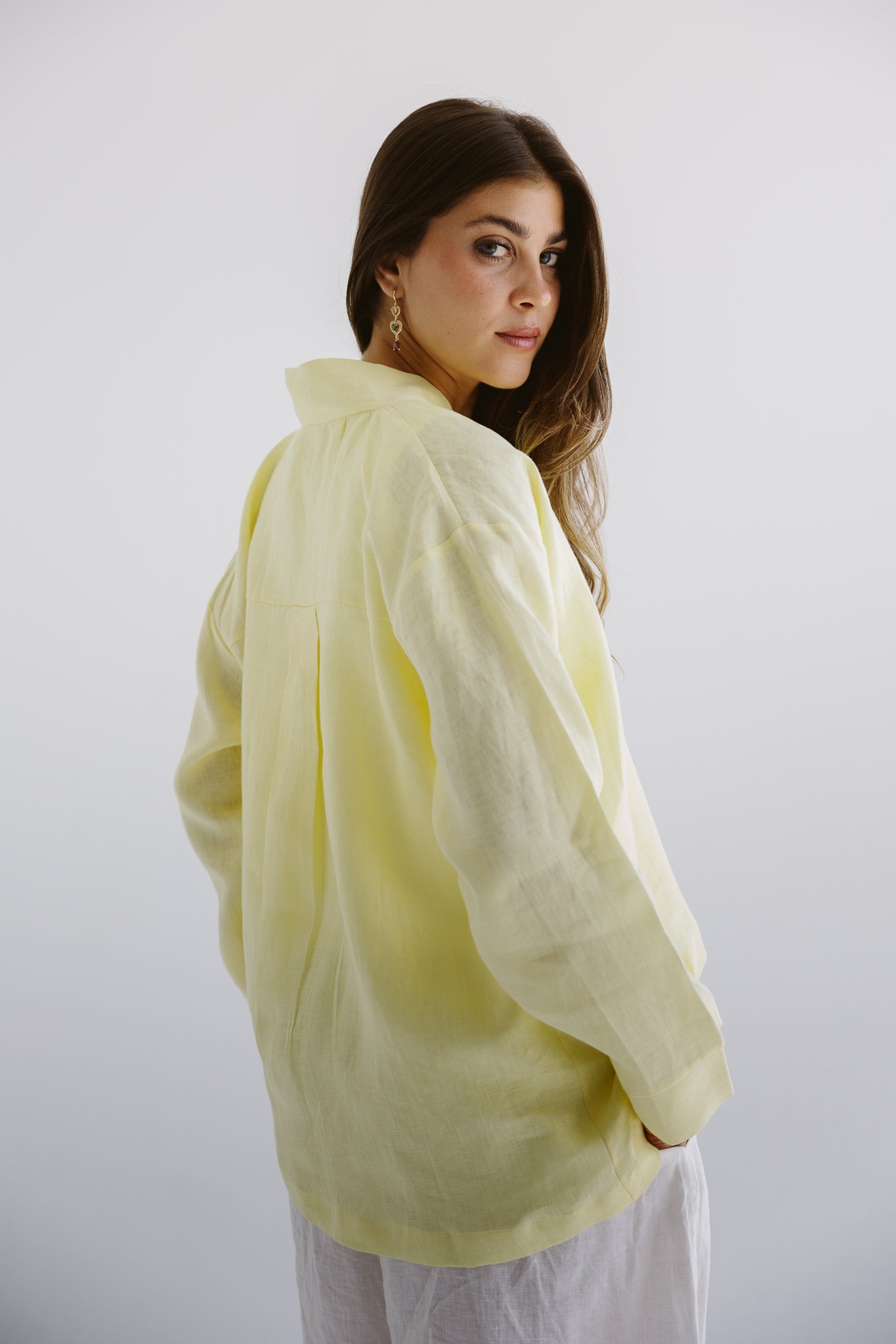 Linen Air Top Yellow