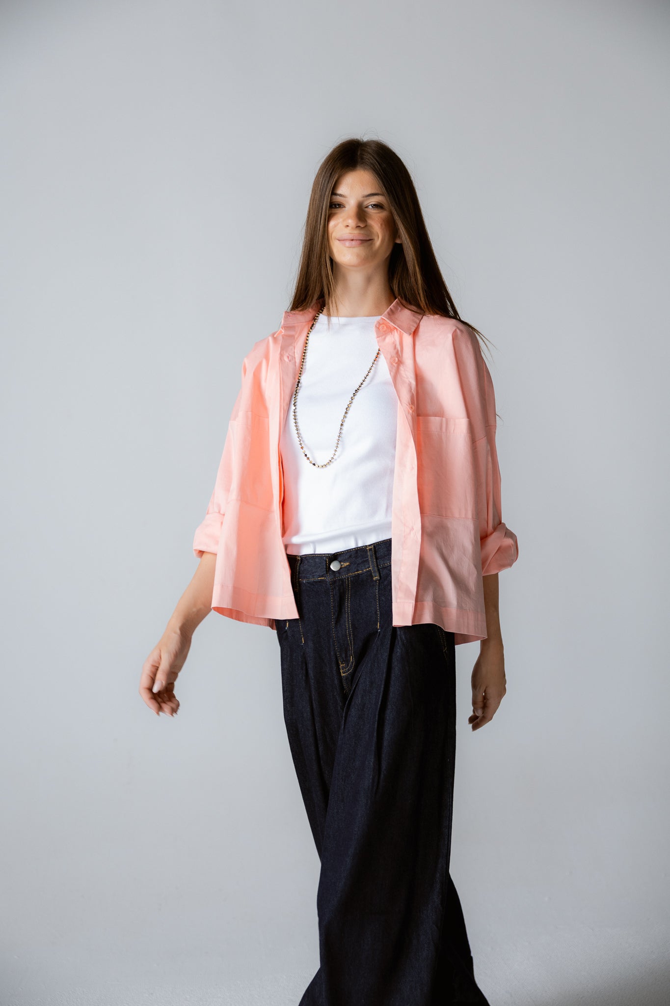 Cropi Shirt Powder Pink