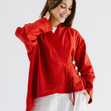 Linen Air Top Red