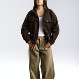 Warm Wool Jacket Brown