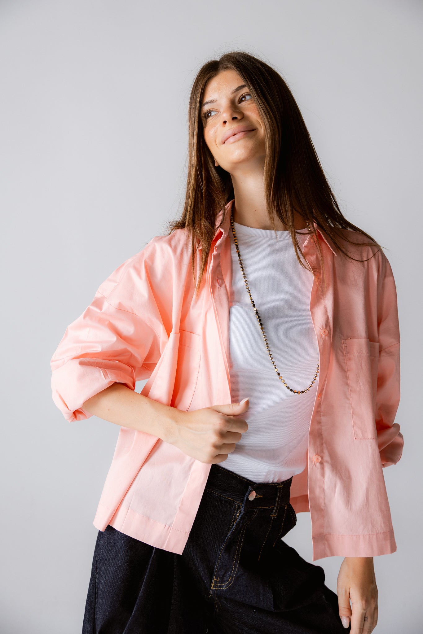 Cropi Shirt Powder Pink