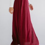 Seashell Skirt Burgundy
