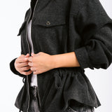 Warm Wool Jacket Black