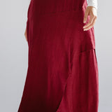 Seashell Skirt Burgundy
