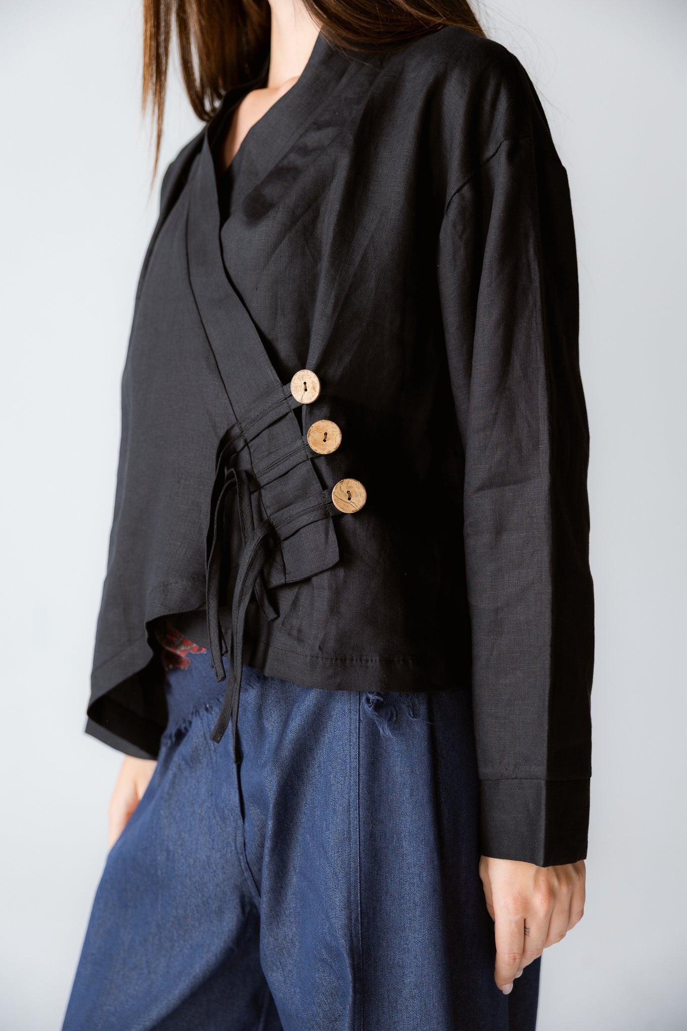 Linen Air Top Black