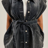 Glitra Vest Black