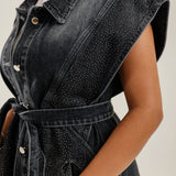 Glitra Vest Black