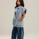 Glitra Vest Blue