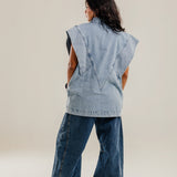 Glitra Vest Blue