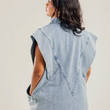 Glitra Vest Blue