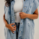 Glitra Vest Blue